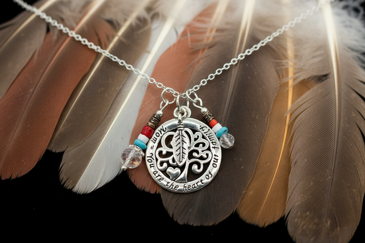 Mom You Are The Center of the Family Necklace